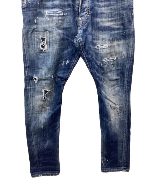 DSQUARED2（ディースクエアード）DSQUARED2 (ディースクエアード) CLASSIC KENNY TWIST JEAN（クラシックヘニーツイストジーン） インディゴ サイズ:46の古着・服飾アイテム