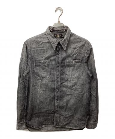 中古・古着通販】RRL (ダブルアールエル) BLACK DENIM WORK SHIRT
