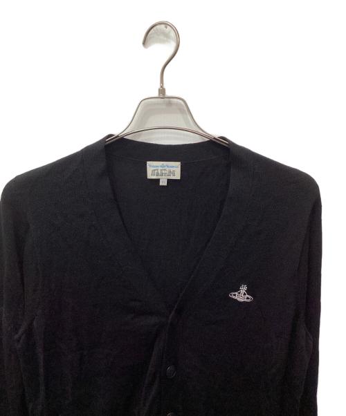 Vivienne Westwood man（ヴィヴィアン ウェストウッド マン）Vivienne Westwood man (ヴィヴィアン ウェストウッド マン) オーブ刺繍カーディガン ブラック サイズ:44の古着・服飾アイテム