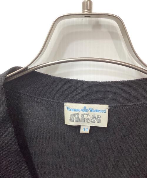 Vivienne Westwood man（ヴィヴィアン ウェストウッド マン）Vivienne Westwood man (ヴィヴィアン ウェストウッド マン) オーブ刺繍カーディガン ブラック サイズ:44の古着・服飾アイテム
