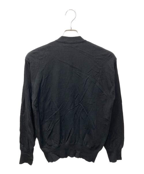 Yves Saint Laurent（イヴサンローラン）Yves Saint Laurent (イヴサンローラン) Vネックカーディガン ブラック サイズ:採寸参照の古着・服飾アイテム