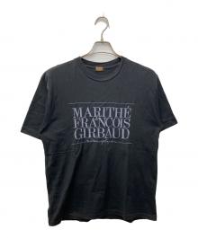 MARITHE+FRANCOIS GIRBAUD（マリテフランソワジルボー）の古着「刺繍Tシャツ」｜ブラック