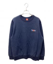Hysteric Glamour（ヒステリックグラマー）の古着「ﾛｺﾞワッペンスウェット」｜ネイビー