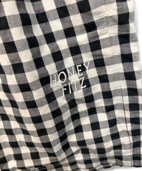HONEY FITZ（ハニーフィッツ）HONEY FITZ (ハニーフィッツ) ギンガムチェックセットアップ ブラック サイズ:シャツS/パンツMの古着・服飾アイテム