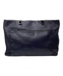 FURLA（フルラ）の古着「レザートートバッグ」｜ネイビー