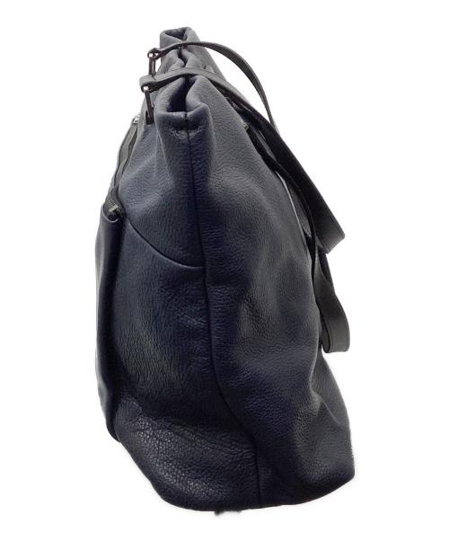 FURLA（フルラ）FURLA (フルラ) レザートートバッグ ネイビーの古着・服飾アイテム