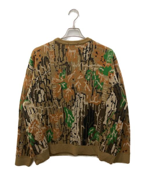 SUPREME（シュプリーム）Supreme (シュプリーム) 22AW Trebark Camo Sweater/ツリーバーク カモ セーター ブラウン サイズ:XLの古着・服飾アイテム