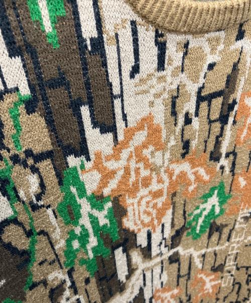 SUPREME（シュプリーム）Supreme (シュプリーム) 22AW Trebark Camo Sweater/ツリーバーク カモ セーター ブラウン サイズ:XLの古着・服飾アイテム