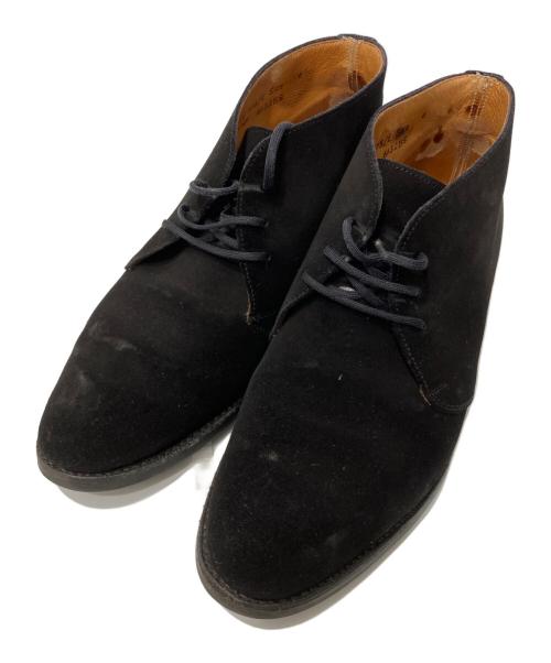 CHEANEY（チーニー）CHEANEY (チーニー) スウェードチャッカブーツ ブラック サイズ:6の古着・服飾アイテム