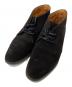 CHEANEY（チーニー）の古着「スウェードチャッカブーツ」｜ブラック