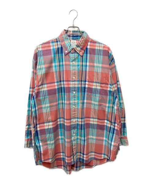 D.C.WHITE（ディーシーホワイト）D.C.WHITE (ディーシーホワイト) BIG B.D SHIRT　(ビッグボタンダウンシャツ) マルチカラー サイズ:Mの古着・服飾アイテム