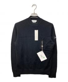 Calvin Klein（カルバンクライン）の古着「モックネックニット」｜ネイビー