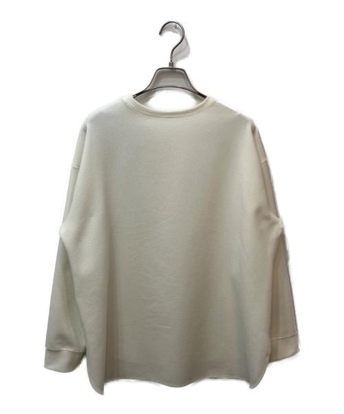 Whim Gazette（ウィムガゼット）Whim Gazette (ウィムガゼット) Vガゼットプルオーバー ホワイト サイズ:34の古着・服飾アイテム