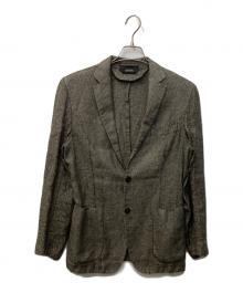 ZEGNA（ゼニア）の古着「リネンウールジャケット」｜カーキ