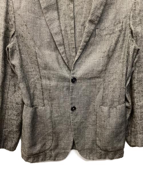ZEGNA（ゼニア）ZEGNA (ゼニア) リネンウールジャケット カーキ サイズ:48の古着・服飾アイテム