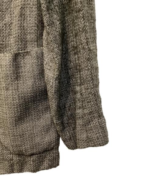 ZEGNA（ゼニア）ZEGNA (ゼニア) リネンウールジャケット カーキ サイズ:48の古着・服飾アイテム