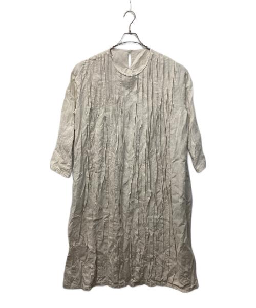 08MAB（ゼロハチマブ）08MAB (ゼロハチマブ) リネンワンピース アイボリー サイズ:Freeの古着・服飾アイテム