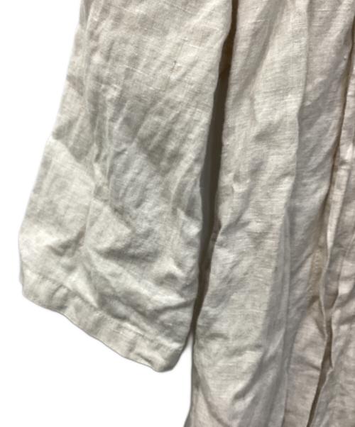 08MAB（ゼロハチマブ）08MAB (ゼロハチマブ) リネンワンピース アイボリー サイズ:Freeの古着・服飾アイテム