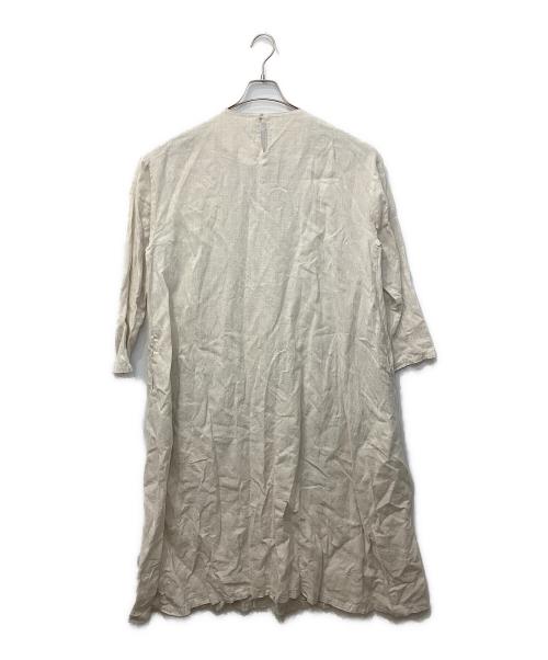 08MAB（ゼロハチマブ）08MAB (ゼロハチマブ) リネンワンピース アイボリー サイズ:Freeの古着・服飾アイテム