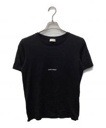 Saint Laurent Paris（サンローランパリ）の古着「ロゴTシャツ」｜ブラック