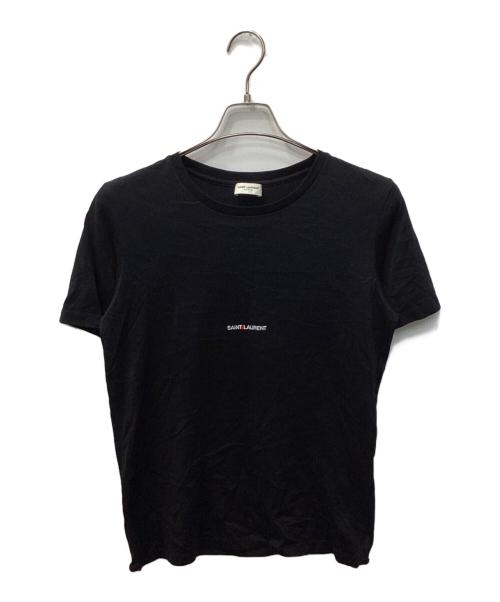 Saint Laurent Paris（サンローランパリ）Saint Laurent Paris (サンローランパリ) ロゴTシャツ ブラック サイズ:Sの古着・服飾アイテム