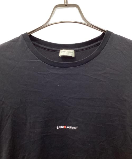 Saint Laurent Paris（サンローランパリ）Saint Laurent Paris (サンローランパリ) ロゴTシャツ ブラック サイズ:Sの古着・服飾アイテム