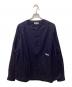 CAHLUMN（カウラム）の古着「Wool Flannel Baseball Shirt/ウールフランネルベースボールシャツ」｜ネイビー