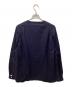 CAHLUMN (カウラム) Wool Flannel Baseball Shirt/ウールフランネルベースボールシャツ ネイビー サイズ:XL：15000円