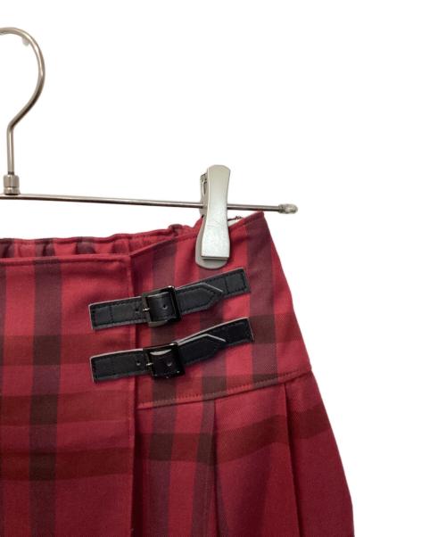 BURBERRY LONDON（バーバリーロンドン）BURBERRY LONDON (バーバリーロンドン) ノヴァチェックスカート レッド サイズ:170の古着・服飾アイテム