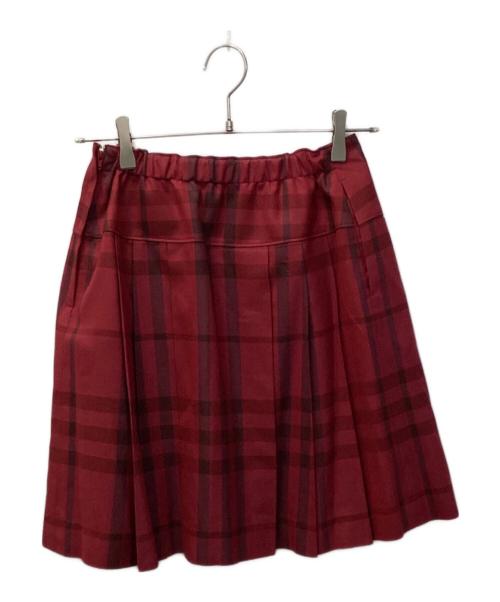 BURBERRY LONDON（バーバリーロンドン）BURBERRY LONDON (バーバリーロンドン) ノヴァチェックスカート レッド サイズ:170の古着・服飾アイテム