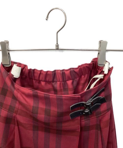 BURBERRY LONDON（バーバリーロンドン）BURBERRY LONDON (バーバリーロンドン) ノヴァチェックスカート レッド サイズ:170の古着・服飾アイテム