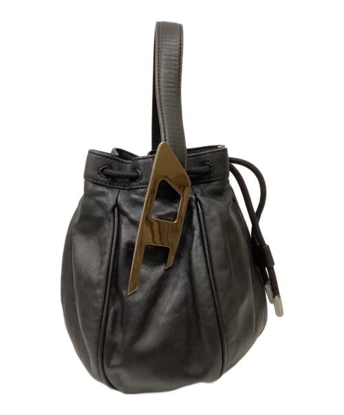DIESEL（ディーゼル）DIESEL (ディーゼル) Nelli Bucket 2WAY Bag ブラックの古着・服飾アイテム