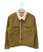 LEVI'Sリーバイス）の古着「コーデュロイ裏ボアジャケット」｜ベージュ