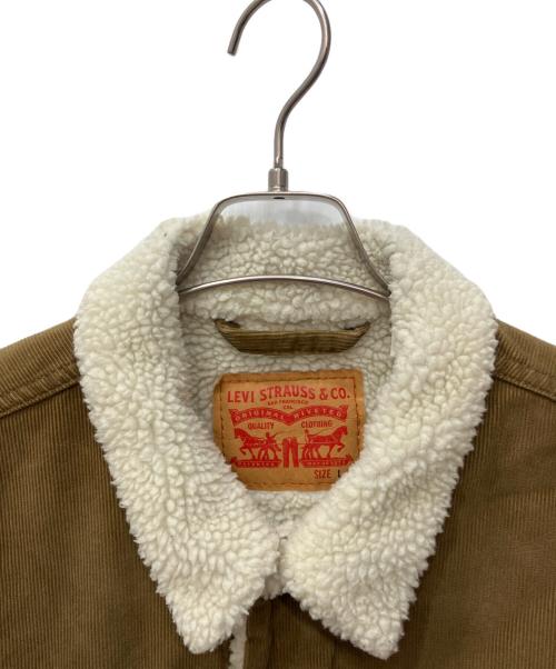 LEVI'S（リーバイス）LEVI'S (リーバイス) コーデュロイ裏ボアジャケット ベージュ サイズ:Lの古着・服飾アイテム