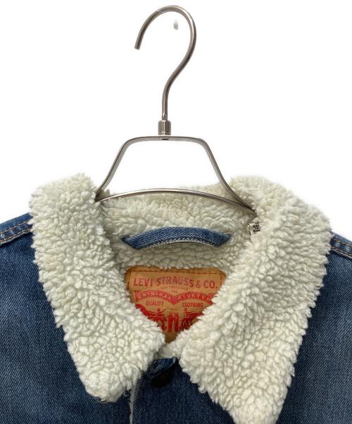 LEVI'S（リーバイス）LEVI'S (リーバイス) ロング シェルパ トラッカー ジャケット インディゴ サイズ:Sの古着・服飾アイテム