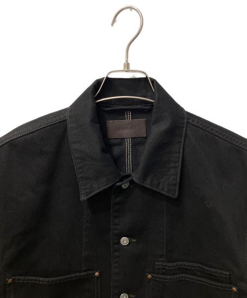 LEMAIRE（ルメール）LEMAIRE (ルメール) ワークウェアオーバーシャツ ブラック サイズ:４６の古着・服飾アイテム