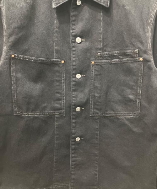 LEMAIRE（ルメール）LEMAIRE (ルメール) ワークウェアオーバーシャツ ブラック サイズ:４６の古着・服飾アイテム