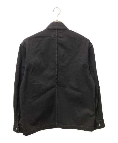LEMAIRE（ルメール）LEMAIRE (ルメール) ワークウェアオーバーシャツ ブラック サイズ:４６の古着・服飾アイテム