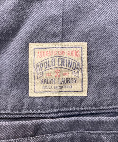 POLO RALPH LAUREN（ポロ・ラルフローレン）POLO RALPH LAUREN (ポロ・ラルフローレン) 80-90sポロチノ初期チノパン ネイビー サイズ:W31/L36の古着・服飾アイテム