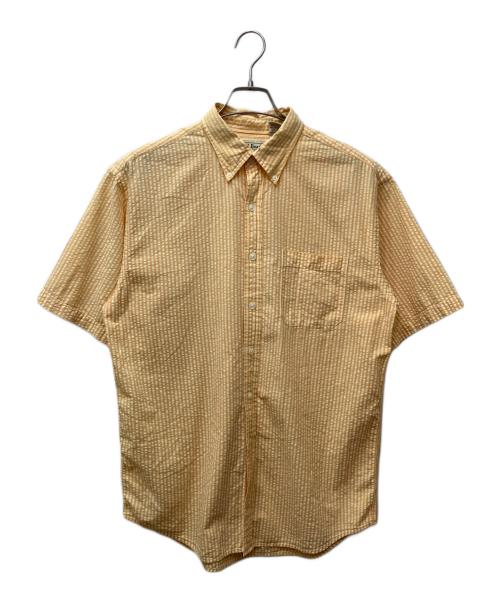 L.L.Bean（エルエルビーン）L.L.Bean (エルエルビーン) シアサッカーシャツ オレンジ サイズ:Mの古着・服飾アイテム
