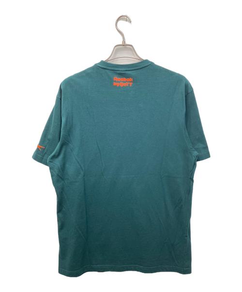 BoTT（ボット）BoTT (ボット) REEBOK (リーボック) 半袖Tシャツ グリーン×オレンジ サイズ:XLの古着・服飾アイテム