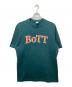 BoTT（ボット）の古着「半袖Tシャツ」｜グリーン×オレンジ