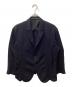 the tokyo（ザトーキョー）の古着「Flanne Lana Cashmere Touch Box Jacket/カシミヤ混テーラードジャケット」｜ネイビー
