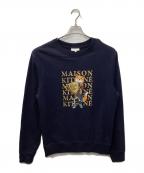 maison kitsuneメゾンキツネ）の古着「FOX CHAMPION REGULAR SWEATSHIRT（フォックスチャンピオンレギュラースウェットシャツ）」｜ネイビー