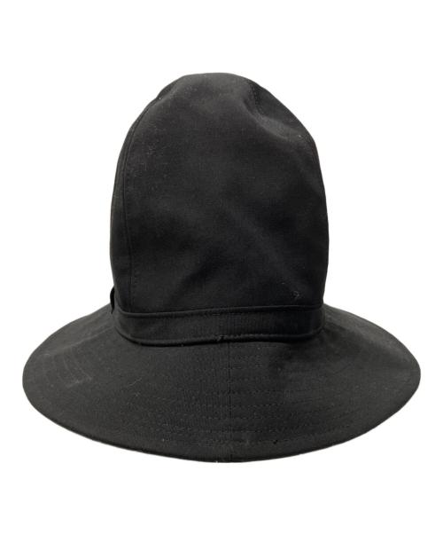 Yohji Yamamoto pour homme（ヨウジヤマモト プールオム）Yohji Yamamoto pour homme (ヨウジヤマモト プールオム) GABARDINE FEDORA HAT ブラックの古着・服飾アイテム