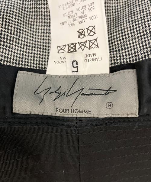 Yohji Yamamoto pour homme（ヨウジヤマモト プールオム）Yohji Yamamoto pour homme (ヨウジヤマモト プールオム) GABARDINE FEDORA HAT ブラックの古着・服飾アイテム