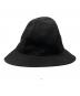 Yohji Yamamoto pour homme (ヨウジヤマモト プールオム) GABARDINE FEDORA HAT ブラック：12000円