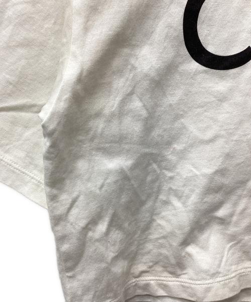 CELINE（セリーヌ）CELINE (セリーヌ) クロップドプリントTシャツ ホワイト サイズ:XSの古着・服飾アイテム