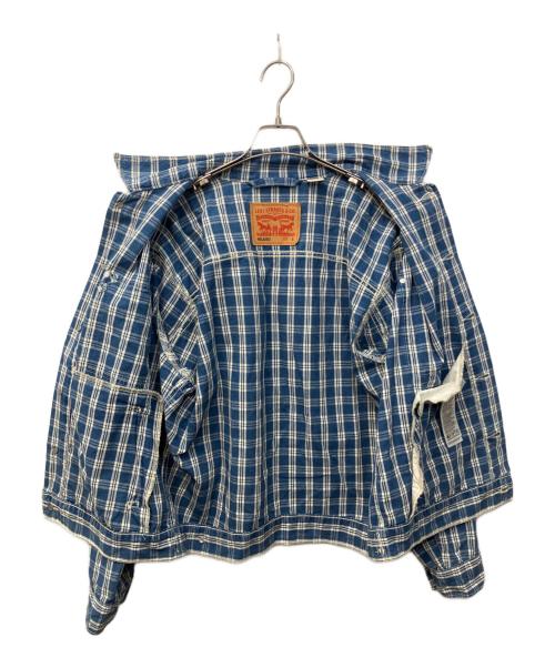 LEVI'S（リーバイス）LEVI'S (リーバイス) WORKWEAR SUNRISE/ワークウェアサンライズトラッカージャケット ブルー サイズ:Sの古着・服飾アイテム
