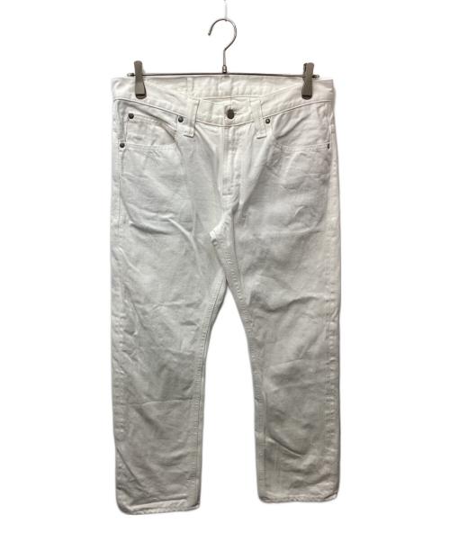 BIG JOHN（ビッグジョン）BIG JOHN (ビッグジョン) ホワイトデニムパンツ ホワイト サイズ:W32　L34の古着・服飾アイテム